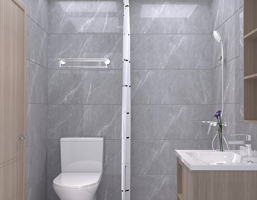 PEC Resin Fiber Panel integrált apartman fürdőszobai egység