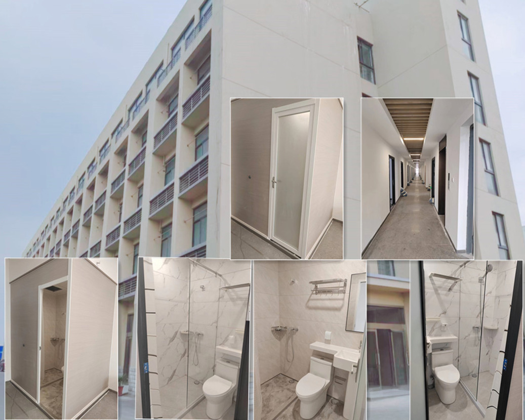 Hangzhou Qiantang Industrial Park Talent Apartman Projekt összeszerelt teljes fürdőszoba